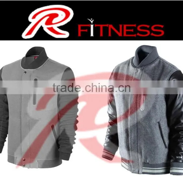 Wool Varsity Jacket , Leather Sleeves Varsity Jackets Wool Body, Professional Varsity Jackets for Men photo-3