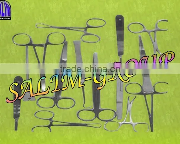 52 PC FELINE SPAY PACK VETERINARY SURGICAL INSTRUMENTS