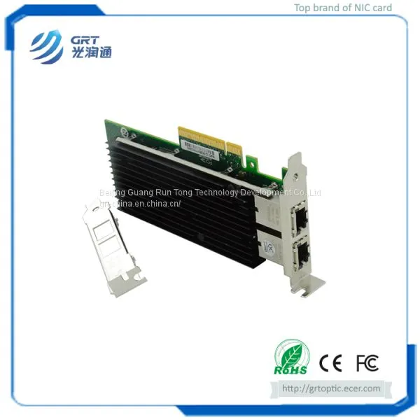 F1002T PCIe 10G 2-Port RJ45 Intel X540 Fibre Optic NIC Network Card for Server Switch photo-3
