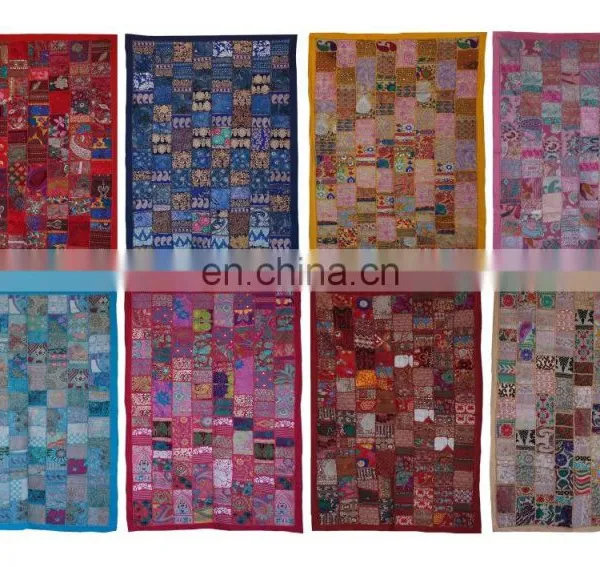 Wholesale Lot Home Decorative Vintage Hand Embroidered Tapestry photo-2
