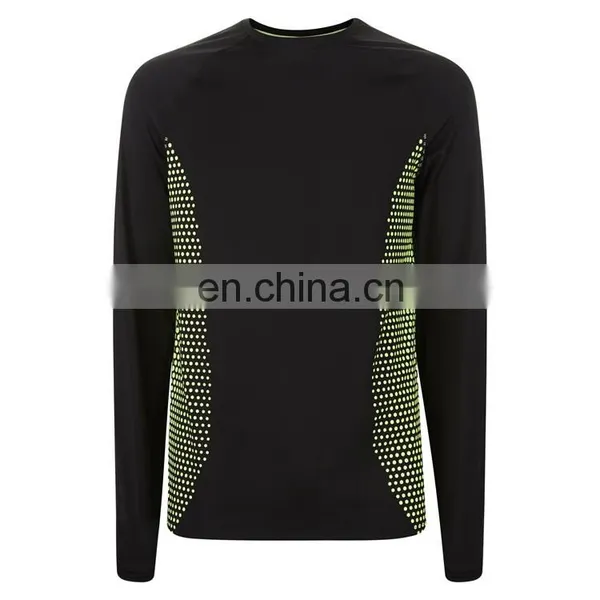 Green Dotted Long Sleeved T Shirt Custom photo-3