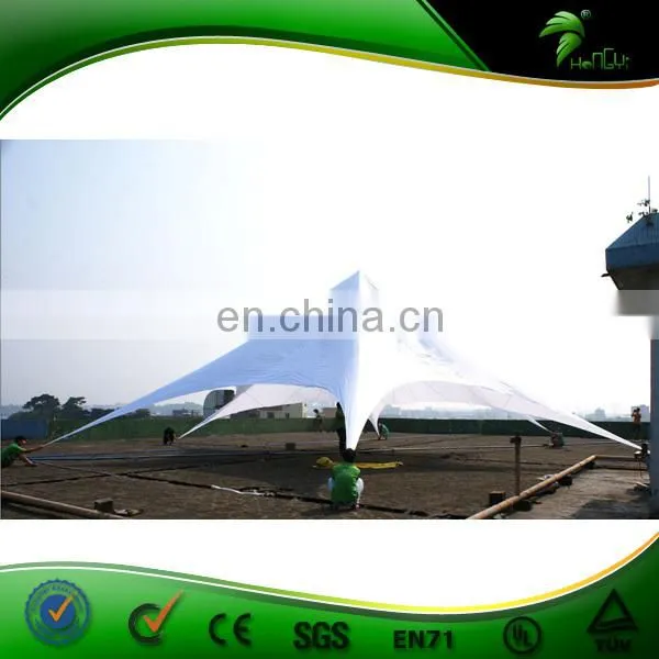 Dia 16m Large Durable Star Party Tent, Outside Star White Canopy Tents For 2015 photo-3