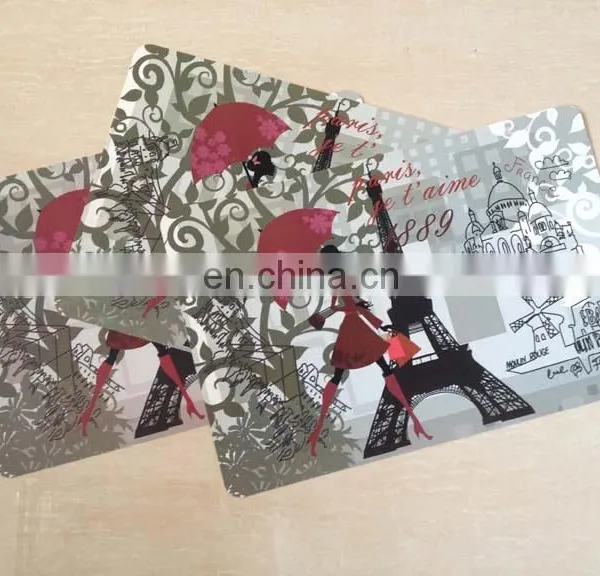 BSCI FDA Best Selling Heat Resistant pp Clear Plastic Placemat photo-3