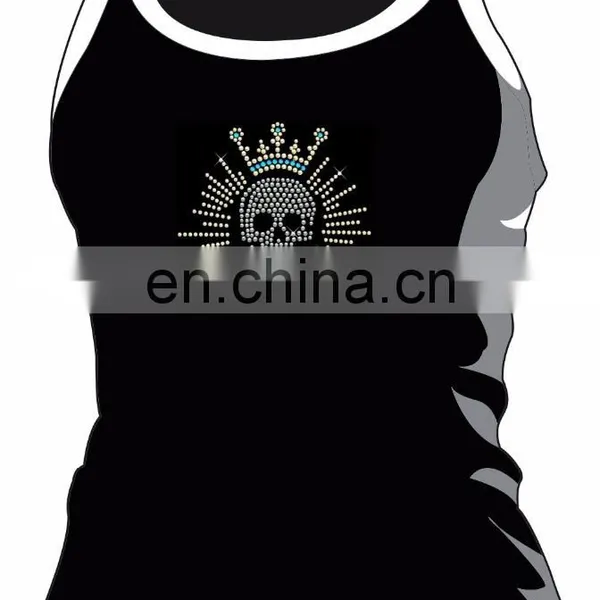 Glitter King of Skull Diamond Shaped Rhinestone Flat Back photo-2