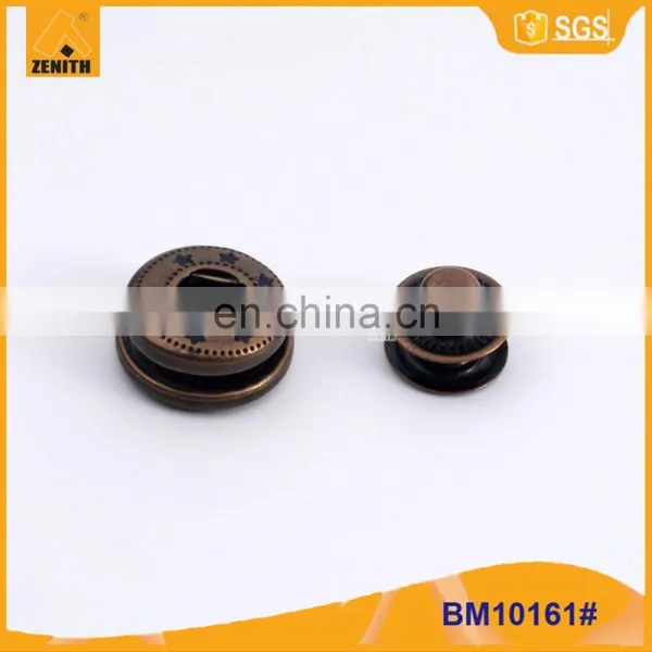 Customized Metal Press Snap Button With Logo Engraved BM10152 photo-4