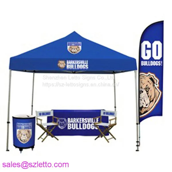 Aluminum Frame Trade Show Booth Podium Counter Pop Up Kit With Spotlights photo-3