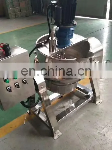 Steam Heating Jacketed Caramel Cooking Kettle Machine for Making Liquid Soap photo-4