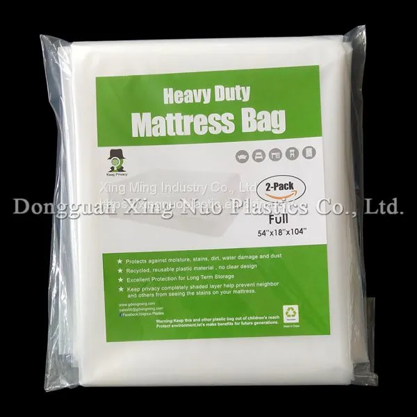 03 Style 2 Pack Heavy Duty Full Mattress Bag 54 * 18 * 104 Inch