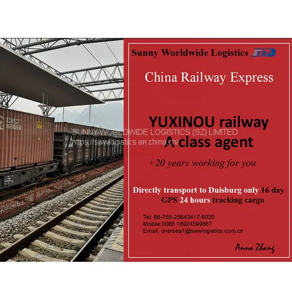 Railway Freight From China to Duisburg Germany 40HQ photo-2