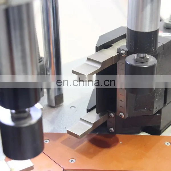 Press Blade Adjustable Single Head Aluminium Window Making Corner Crimping Machine photo-4