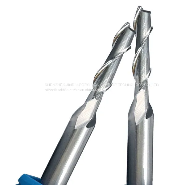 2F Big Spiral Router Bits Acrylic End Mill With Large Chip Removal for Processing Polarizer