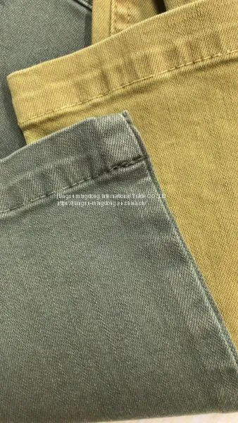 74%Cotton 19%Rayon 4%Polyester 3%Spandex Slub Twill photo-3