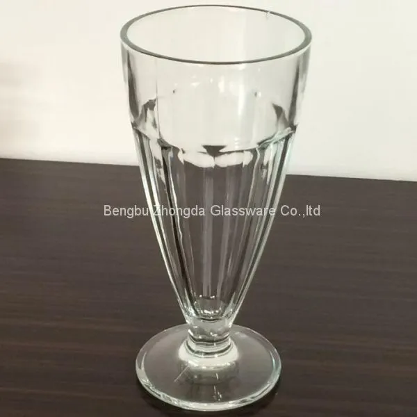 340ml Glass Ice Cream Cup Hot Sale Transparent Glass Ice Cream Bowl for Dessert Bar photo-2