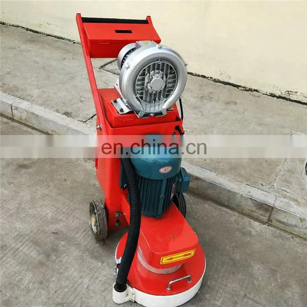 5% Discount 350mm 3 Diamond Head Concrete Floor Grinder With Vacuum photo-3