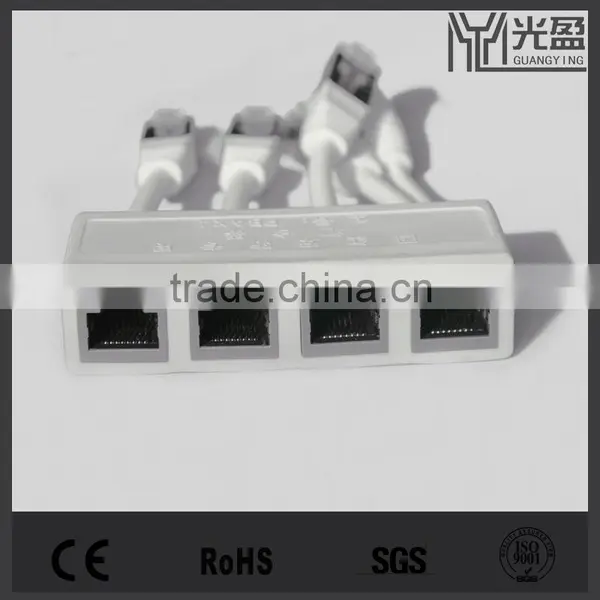 High Quality RJ45 DC Jack Plug POE Splitter Adapter Cable photo-4