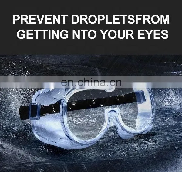 High Quality ANSI Z87.1 Eye Protection Chemical Anti Fog Splash PVC PC Safety Eyewear Protective Glasses Safety Goggles photo-5