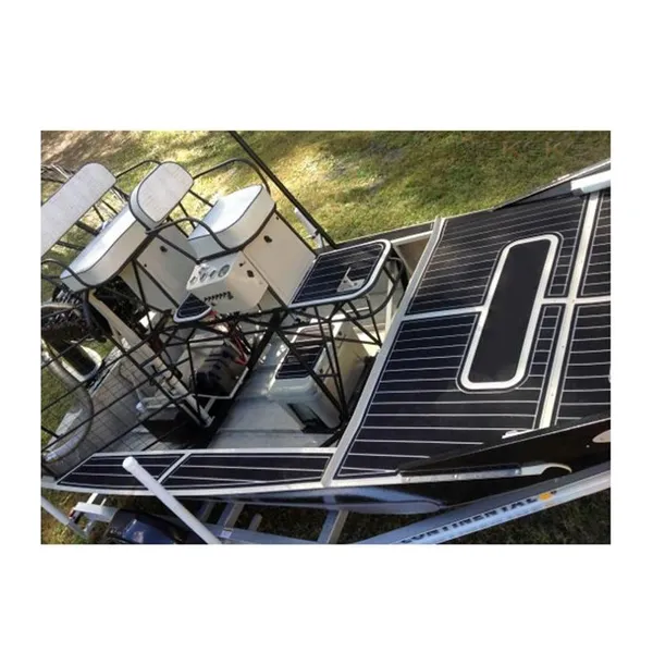 NEKEKE EVA Deck Sheet Foam Sheet Composite DeckingCheap Outdoor Decking Black + White Lines photo-5