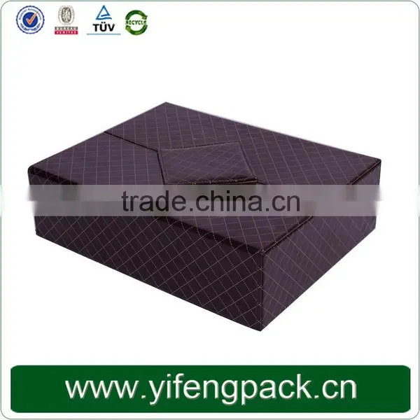 Wholesale Black PU Leather Wine Bottle Gift Box photo-2