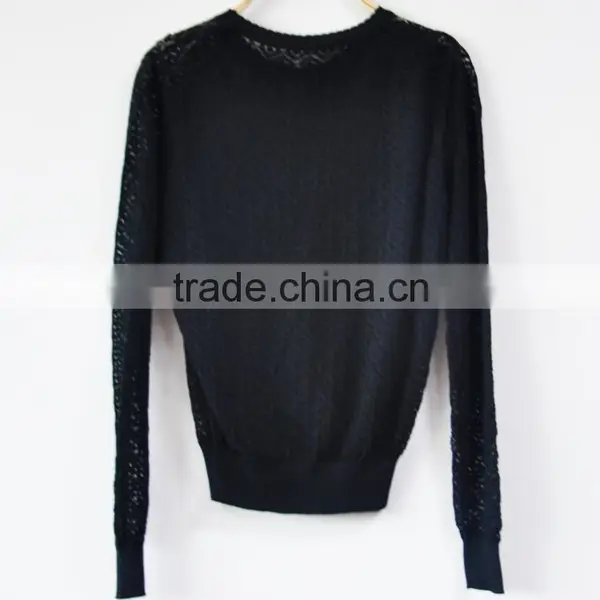 Women Pullover Round Neck Sweater Summer Breathable Sweater for Women photo-2