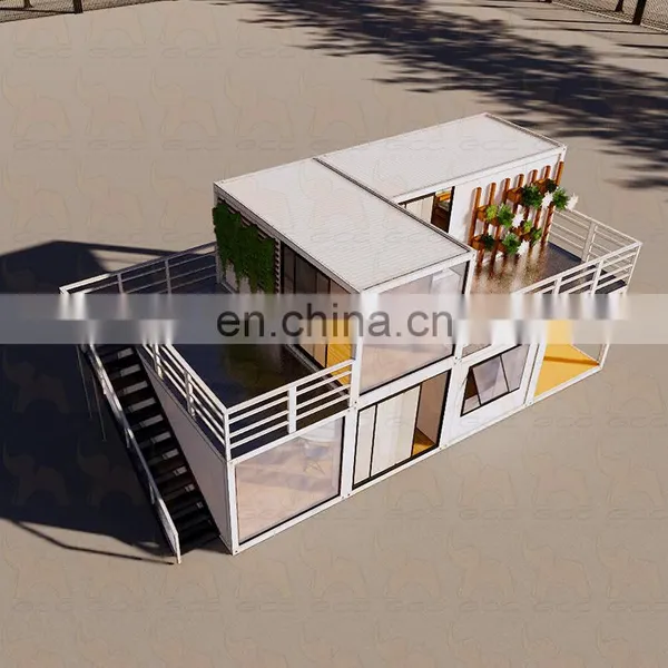 Shipping Container House Luxury High Quality Steel Quick Kit Prefab House 4 Bedrooms Prefab Homes House for Sale photo-4