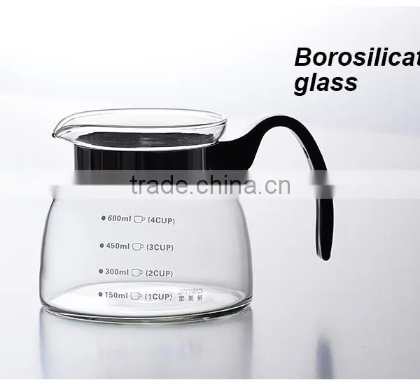 Pyrex Glass Water Pot, Clear Glass Cooking Tea Pot, Fancy Water Glass Bottle With Plastic Handle photo-2