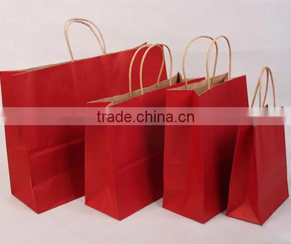 Handmade Brown Krafts Paper Bag Wholesale photo-2