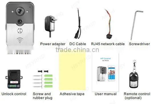 Smart Phone Control Wireless Wifi Video Doorbell photo-6