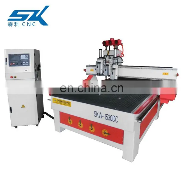 Configuration Upgrade Pneumatic Automatic Tool Change Model Three Heads Wood Engraving Machine photo-5