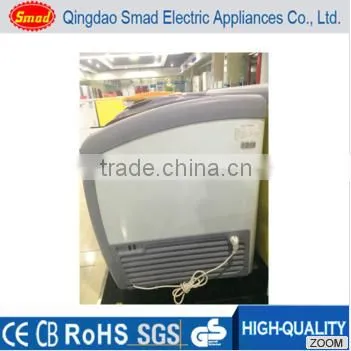 Ice Cream Chest Showcase With Glass Door And ETL Certificate,Curved Glass Door Ice Cream Freezer photo-2