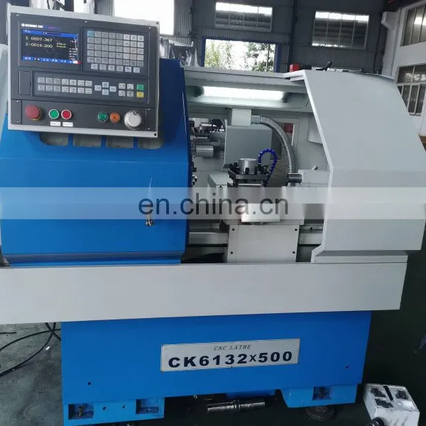 Siemens 808DA Factory Direct Sale Cnc Flat Bed Lathe CK6132x500 for Metal Working photo-5