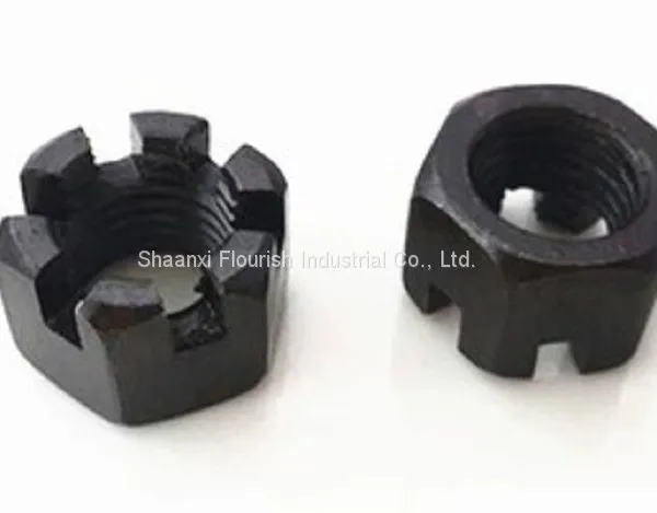 Hexagon Slotted Nuts and Castle Nuts With Metric Coarse and Fine Thread photo-2