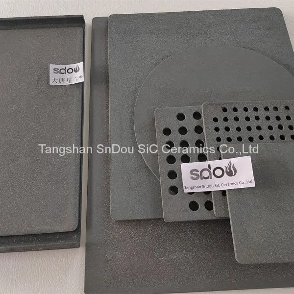 ReSiC Plates, Re-SiC Kiln Shelf, Recrystallized Silicon Carbide Slabs, RSiC Setter Plates photo-3
