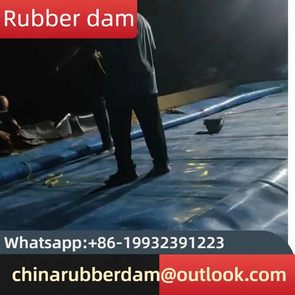 Installation of Water Filled Rubber Dam, Removal and Replacement of Old Dam Bags photo-2