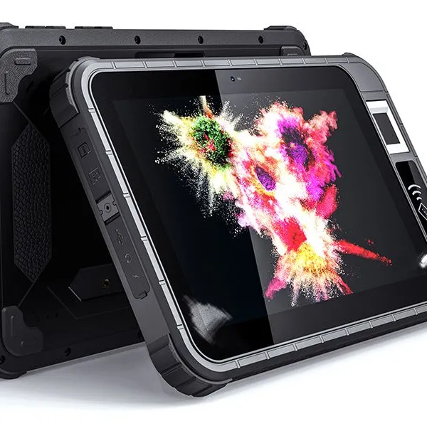 HR819 HiDON Factory 8'' 4G+64G/6GB+128GB Android 11 GMS IP65 Nfc Scanner Rugged Tablet Waterproof Pads Rugged Tablets Pc photo-3
