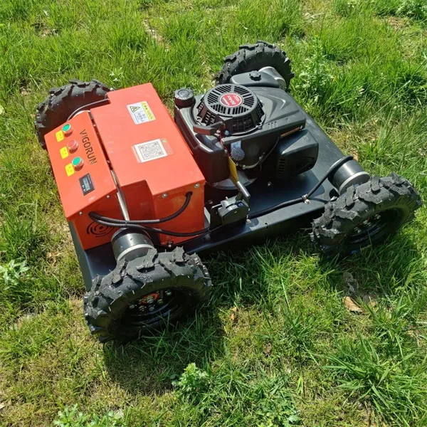 Industrial Single Cylinder Petrol Gas-electric Hybrid 360 Degree Rotation Radio Controlled Weed Cutter 0-6km/h Forward Speed photo-6