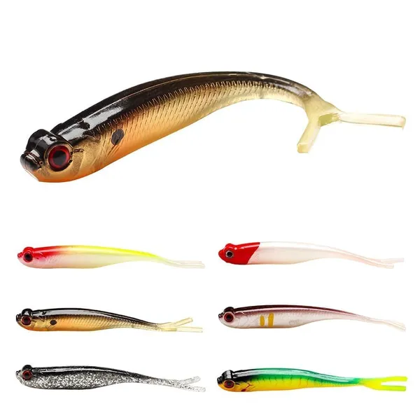 T-Tail Soft Baits-GD03-80mm/5.0g photo-2