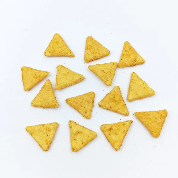 Baked BBQ Triangle Corn Senbei Puffs, Gluten Free Crispy Corn Grain Snacks Bulk OEM With HALAL, BRC, KOSHER Certifications photo-4