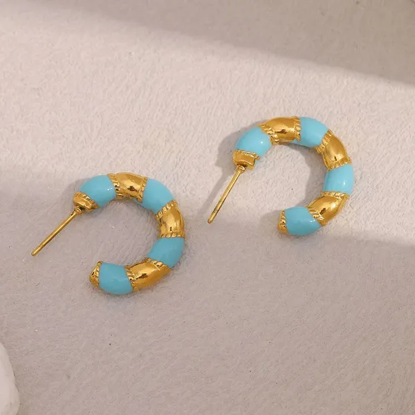 Stainless Steel Stud Earrings, 4mm Cubic Zirconia Set, 304 Stainless Steel, Clearance Wholesale photo-5