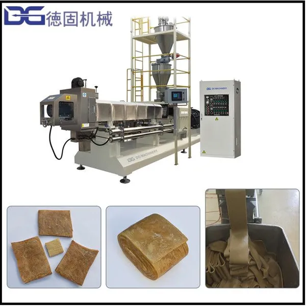 High Moisture Soy Protein Beef Meat Making Extruder Machine/production Line Extruded Equipment photo-2