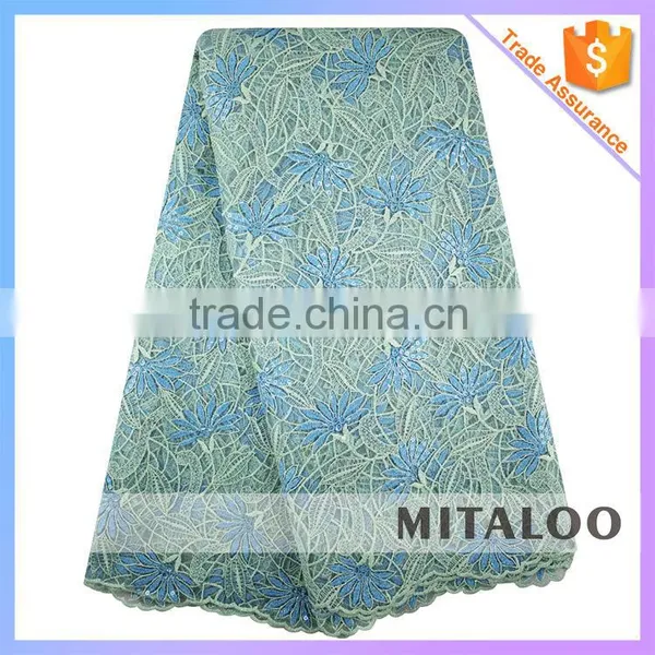 Mitaloo MOG0204 New Style Of Oganza Lace Double Tulle Lace Wedding Lace Dress photo-3