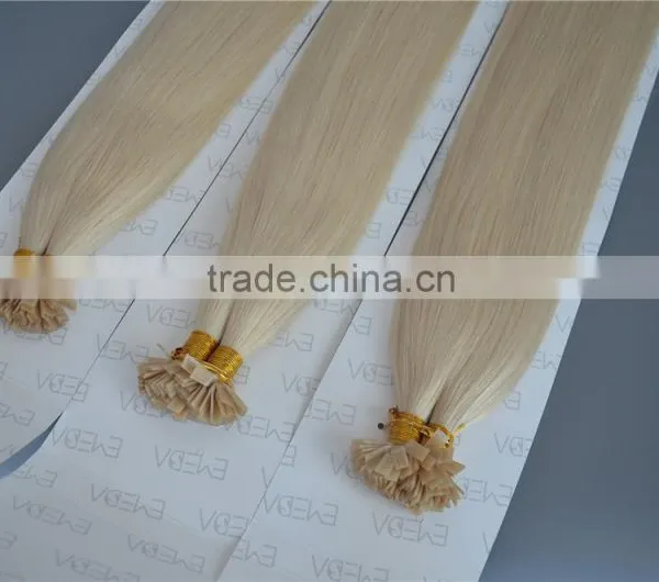 Italian Keratin Prebonded Hair Extension Flat Tip Hair Extension