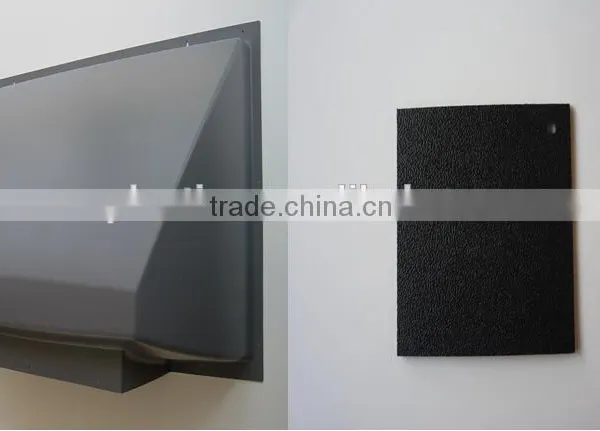 4mm Black Textured HDPE Plastic Sheet for Car Interior Decoration Board photo-2