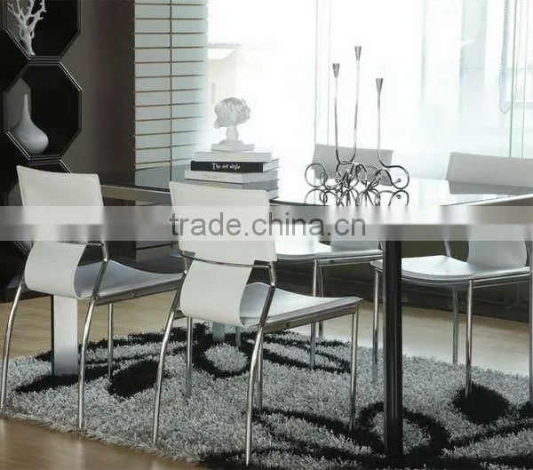 Glass Metal Frame Table