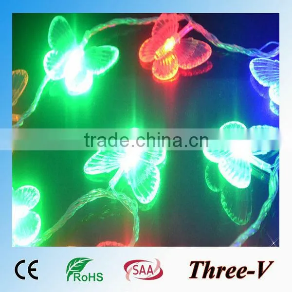 Butterfly LED Xmas Lights Holiday Home Window Ceiling Tree Decoration String Light 5M/10M 220V/110V photo-3