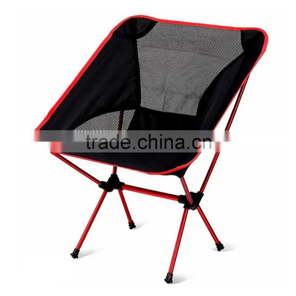 Folding Fishing Chair Yellow Red Blue Cheap Outdoor Adult Folding Half Moon Chair photo-3