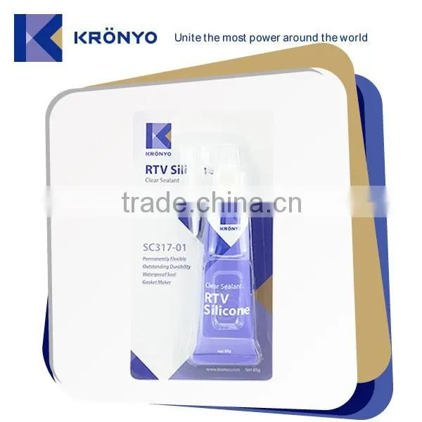 KRONYO Clear RTV Adhesive Glue Aquarium Silicone Sealant Silicone