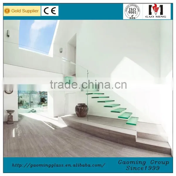 Tempered Glass Panel Stairs,Customized Glass Stair