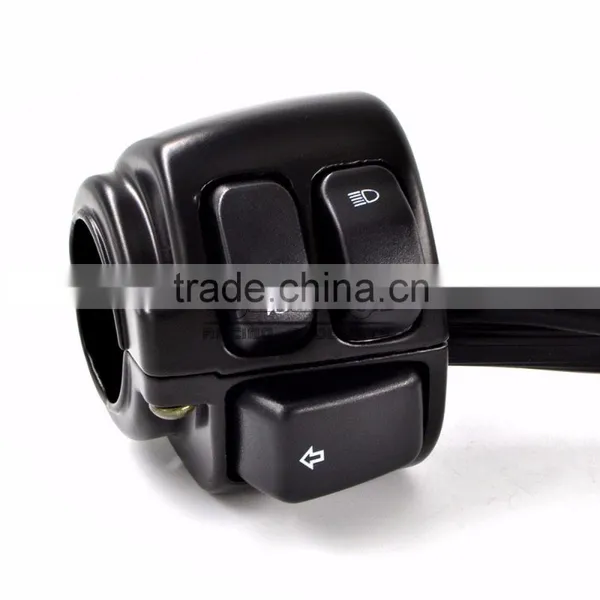 BJ-SW-005 Black Motorcycle Control Switches 1" Handlebar 29" Wire Harness for Harley photo-3