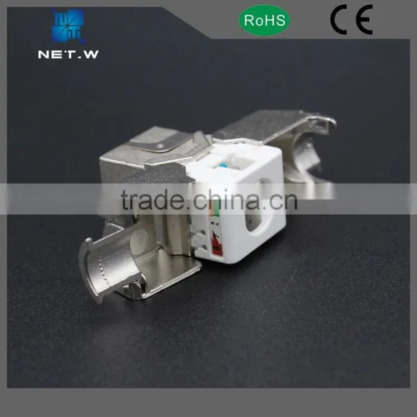 Cat 6A Keystone Jack FTP RJ45 Modular Jack Rj45 8p8c, Female Keystone Jack photo-3