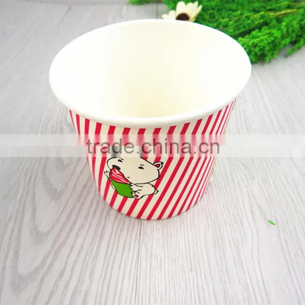 16oz Colorful Disposable Printing 16oz 520ml Ice Cream Packing Food Grade Paper Cup photo-2
